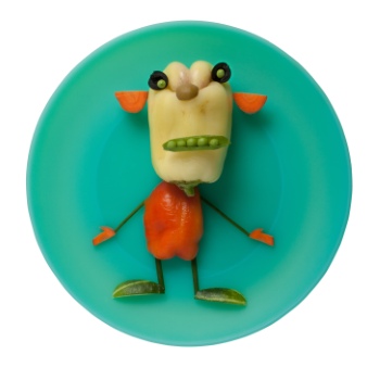 Creative Vegetables Animals on White Background 40xJPG