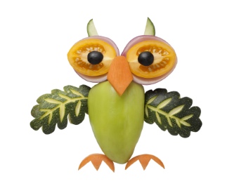 Creative Vegetables Animals on White Background 40xJPG