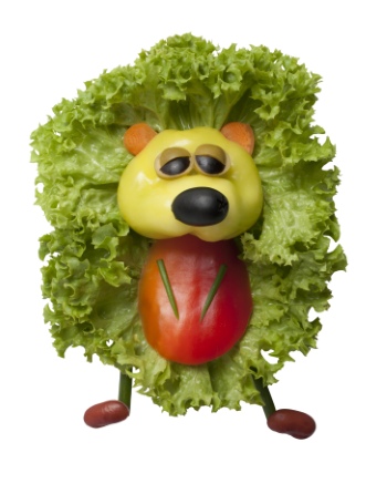 Creative Vegetables Animals on White Background 40xJPG