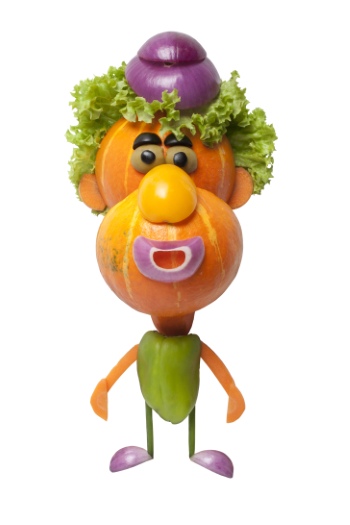 Creative Vegetables Animals on White Background 40xJPG