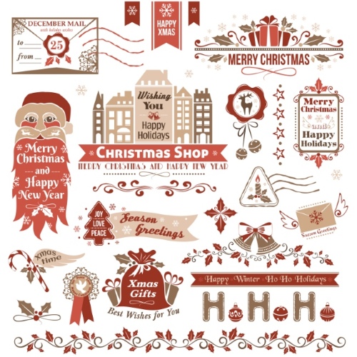 Christmas Design Elements 23xEPS