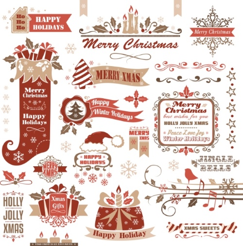 Christmas Design Elements 23xEPS