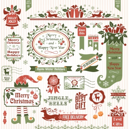 Christmas Design Elements 23xEPS