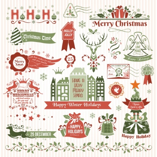 Christmas Design Elements 23xEPS