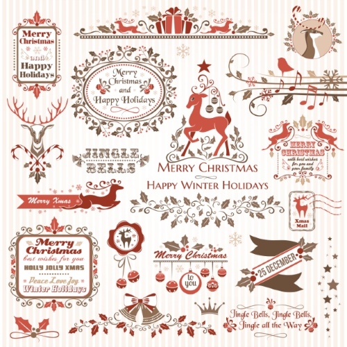 Christmas Design Elements 23xEPS