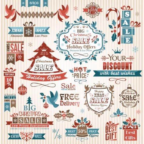 Christmas Design Elements 23xEPS