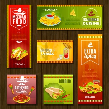 Mexican Food Design Elements 35xEPS