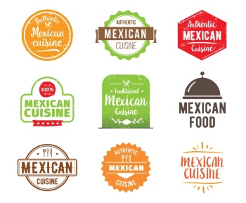 Mexican Food Design Elements 35xEPS