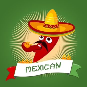 Mexican Food Design Elements 35xEPS