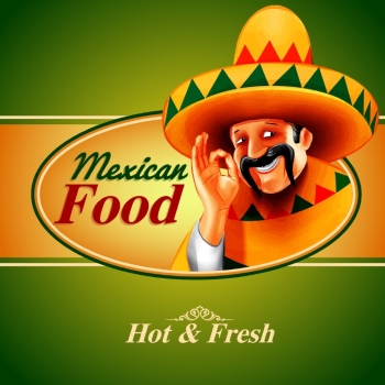 Mexican Food Design Elements 35xEPS