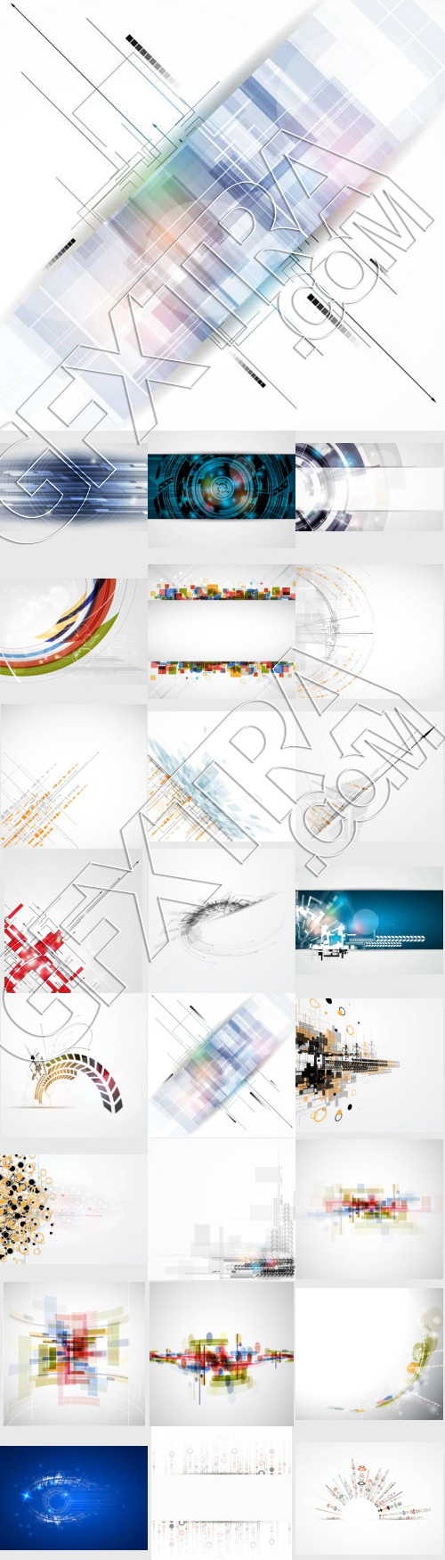 Abstract Backgrounds Collection #5, 25xEPS