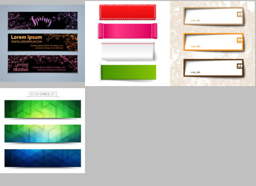 Abstract Banners & Headers #5, 100xEPS