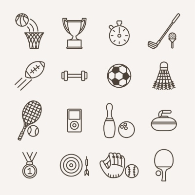 Vector Sport Icons 25xEPS