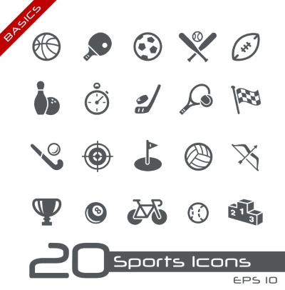 Vector Sport Icons 25xEPS