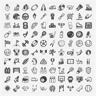 Vector Sport Icons 25xEPS