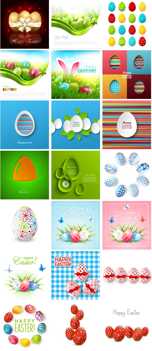 Happy Easter Bundle 175xEPS