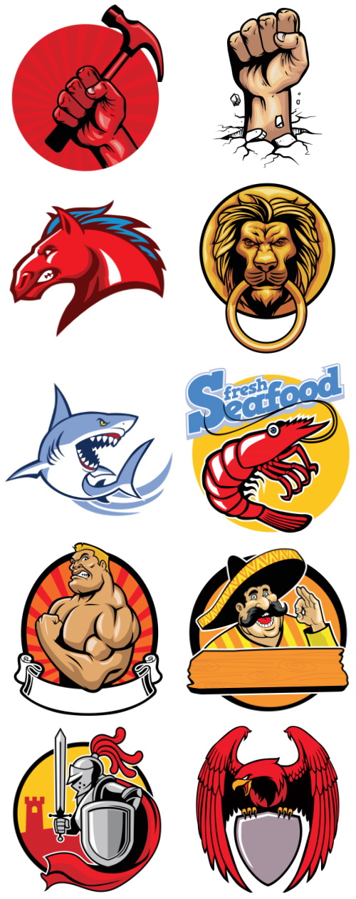 Mix Cartoon Illustration #9, 50xEPS