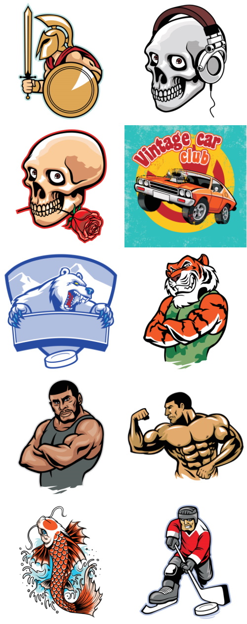 Mix Cartoon Illustration #9, 50xEPS