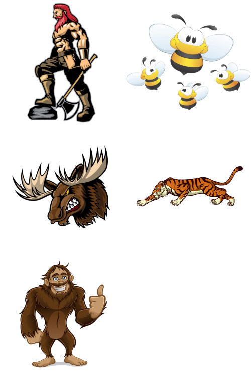 Mix Cartoon Illustration #24, 25xEPS