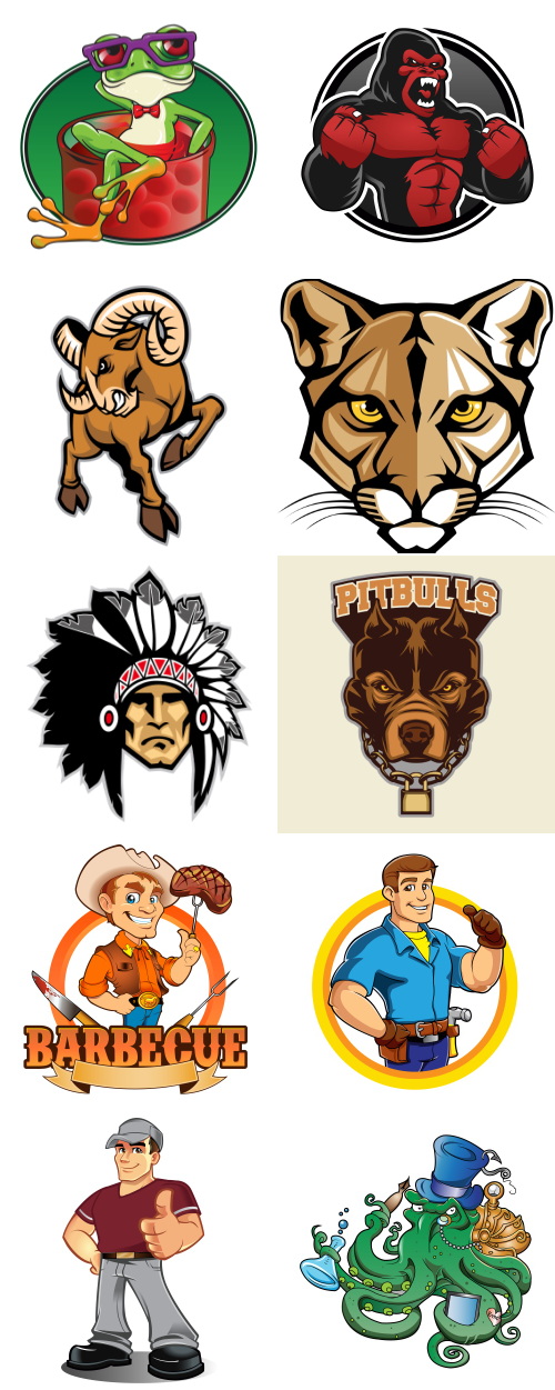 Mix Cartoon Illustration #27, 25xEPS