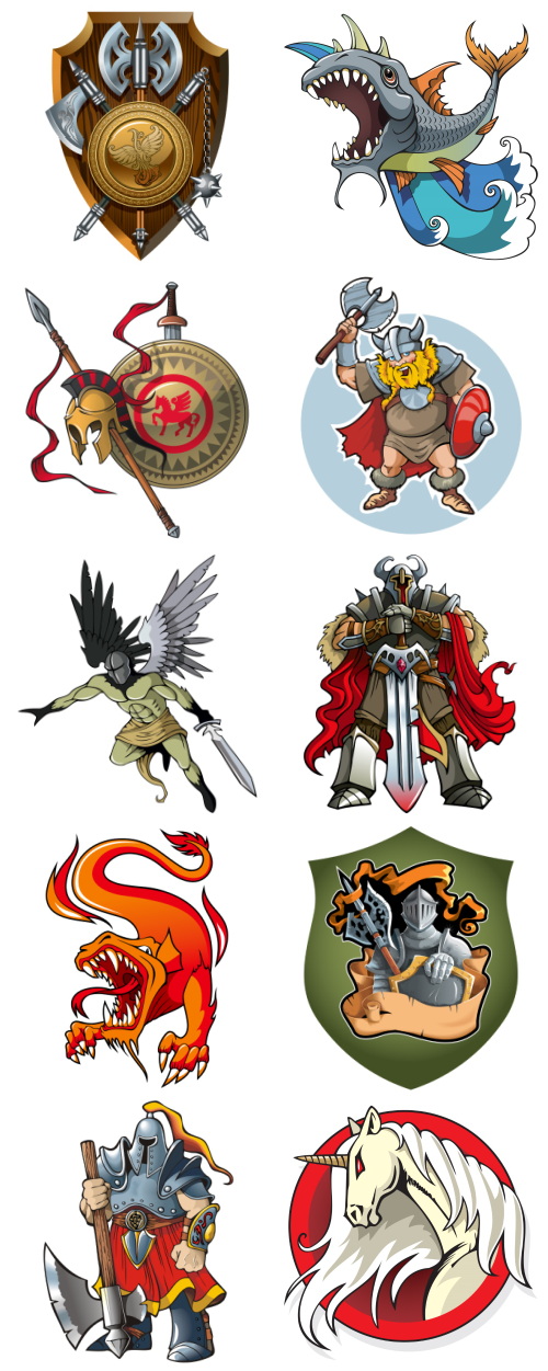 Mix Cartoon Illustration #31A, 50xEPS Mix Cartoon Illustration #31A, 50xEPS