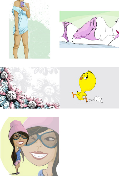 Mix Cartoon Illustration #34, 25xEPS