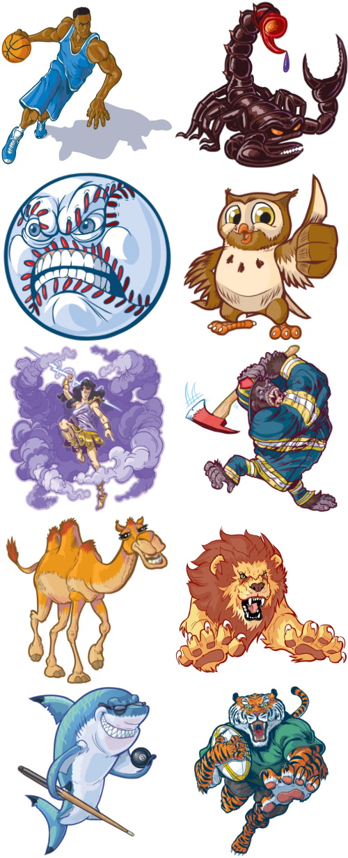 Mix Cartoon Illustration #35, 28xEPS Mix Cartoon Illustration #35, 28xEPS