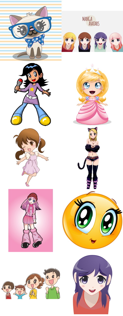 Mix Cartoon Illustration #39, 25xEPS