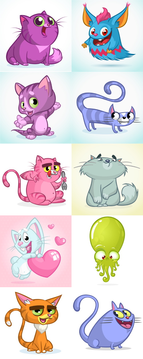 Mix Cartoon Illustration #42, 30xEPS Mix Cartoon Illustration #42, 30xEPS