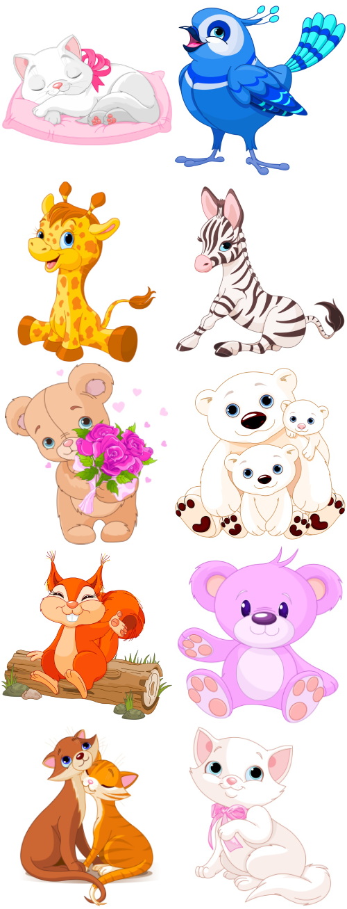 Mix Cartoon Illustration #44, 26xEPS