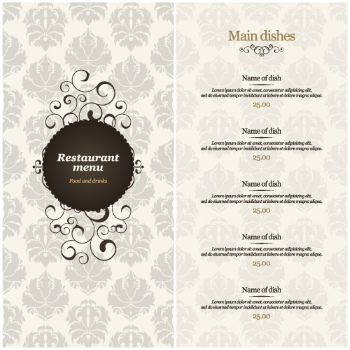 Restaurant, Bar & Cafe Menus 55xEPS