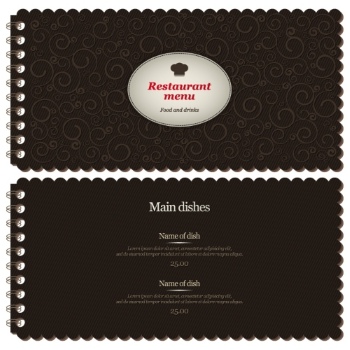 Restaurant Menu Design #2, 25xEPS