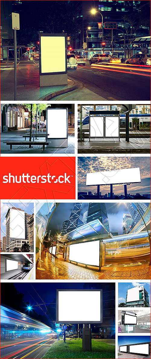 Outdoor Advertising & AD Board Mockups 25xJPG