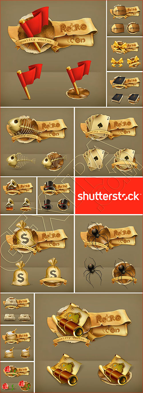 Retro Icon #3, 25xEPS