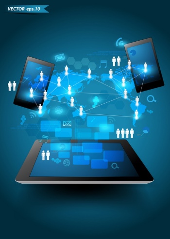 Mobile Phone Infographics 25xEPS