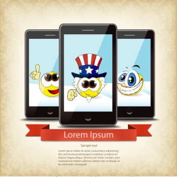 Mobile Phone Infographics 25xEPS