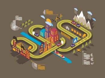 Isometric City #1, 25xEPS