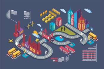Isometric City #1, 25xEPS