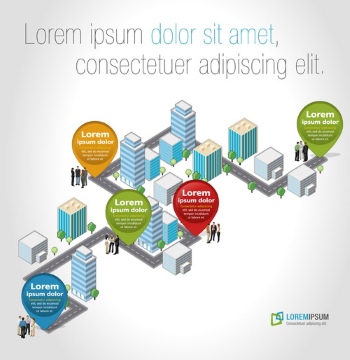 Isometric City #1, 25xEPS