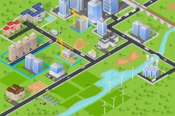 Isometric City #1, 25xEPS