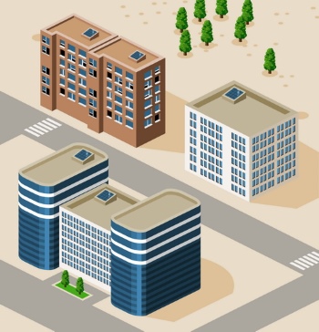 Isometric City #1, 25xEPS