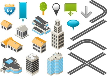 Isometric City #1, 25xEPS