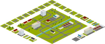 Isometric City #1, 25xEPS