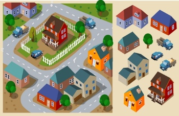 Isometric City #2, 25xEPS