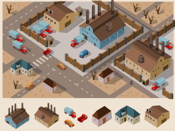 Isometric City #2, 25xEPS