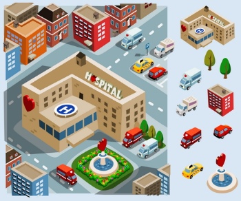 Isometric City #2, 25xEPS