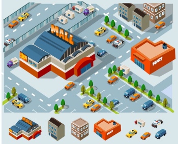 Isometric City #2, 25xEPS