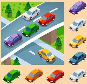 Isometric City #2, 25xEPS