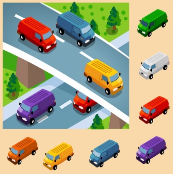 Isometric City #2, 25xEPS