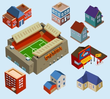 Isometric City #2, 25xEPS